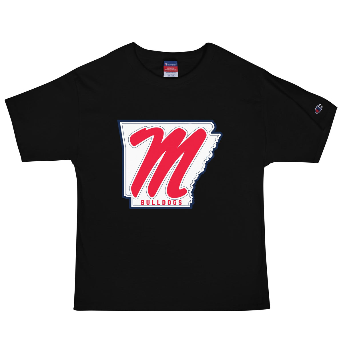 Signature | Champion T-Shirt | Maumelle Bulldogs 2035 | Emblem Logo