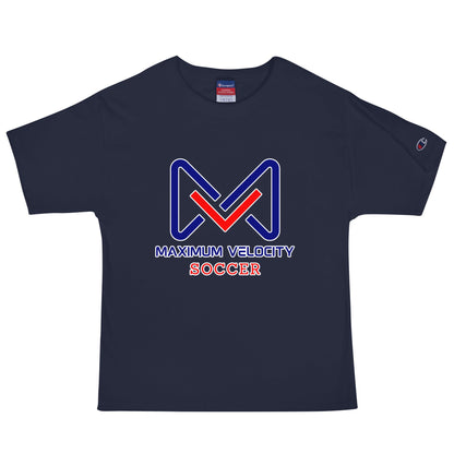 Signature | Champion T-Shirt | Maximum Velocity Youth Sports | Crest Logo