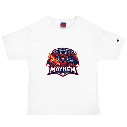 Signature | Champion T-Shirt | Merrimack Valley Mayhem | Overlord Crest Logo
