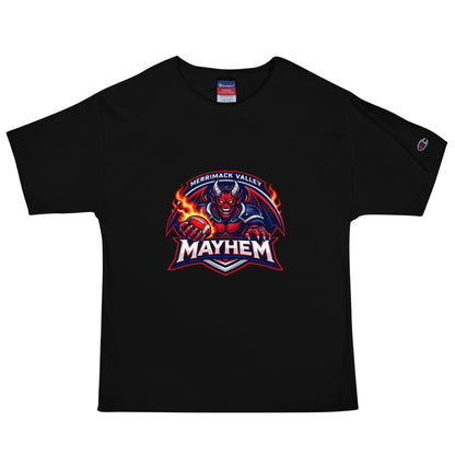 Signature | Champion T-Shirt | Merrimack Valley Mayhem | Overlord Crest Logo