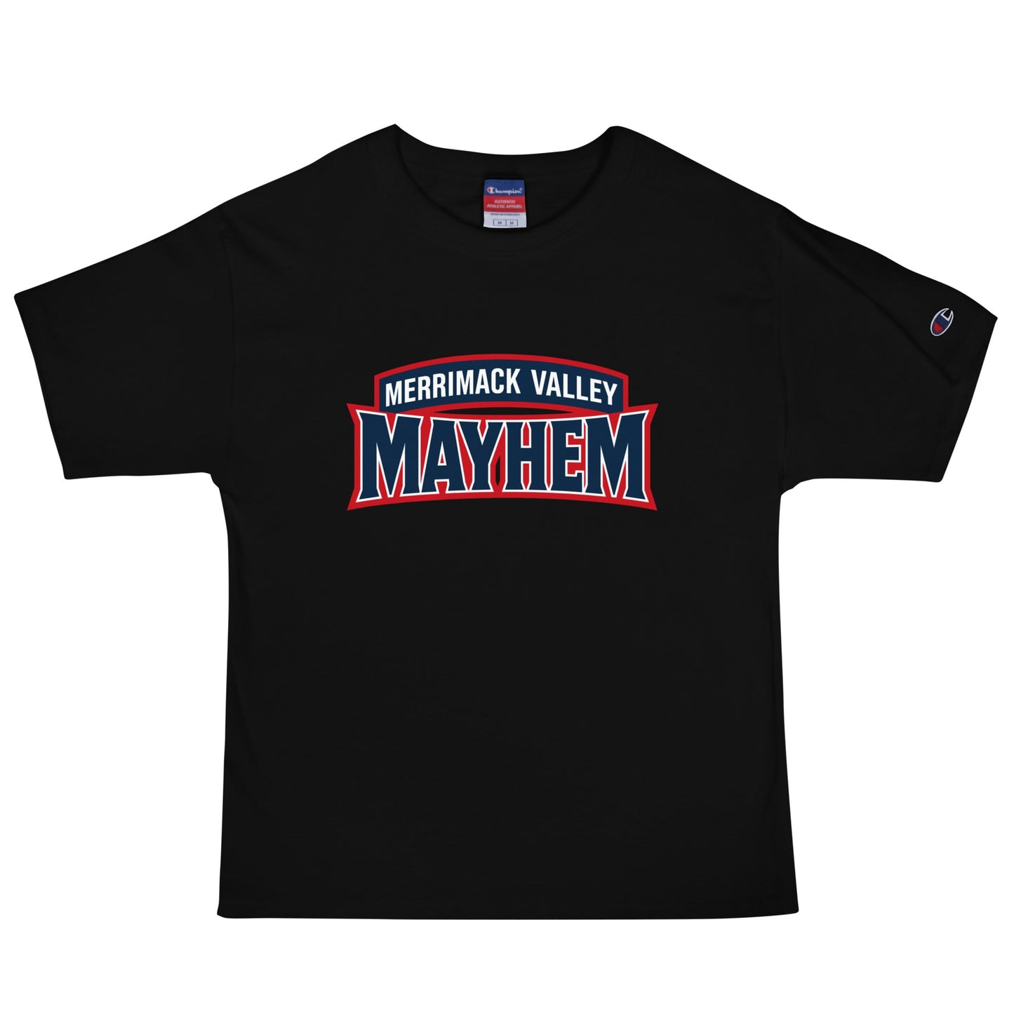 Signature | Champion T-Shirt | Merrimack Valley Mayhem | Script Logo