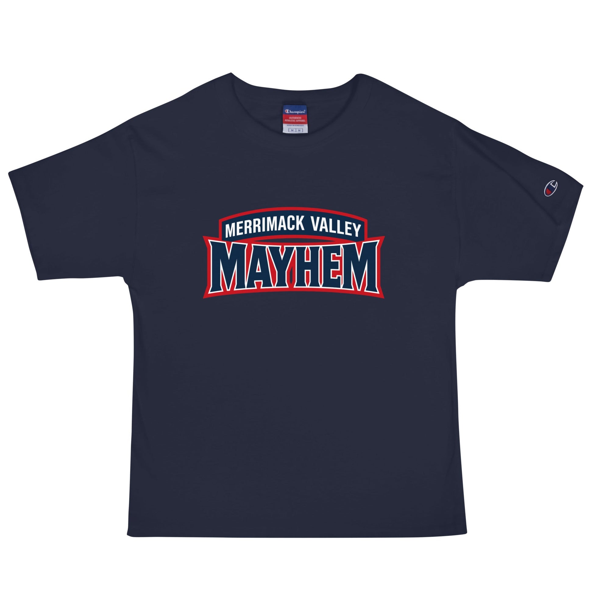 Signature | Champion T-Shirt | Merrimack Valley Mayhem | Script Logo