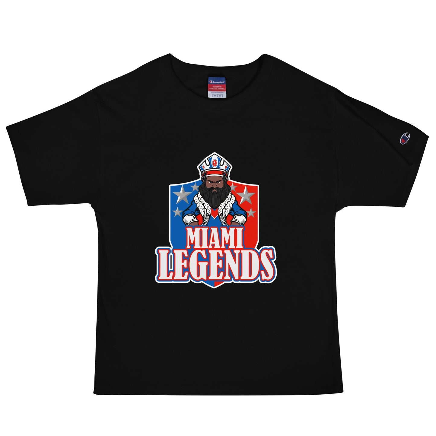 Signature | Champion T-Shirt | Miami Legends Football | King Shield Logo