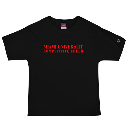 Signature | Champion T-Shirt | Miami University Competitive Cheer Team
