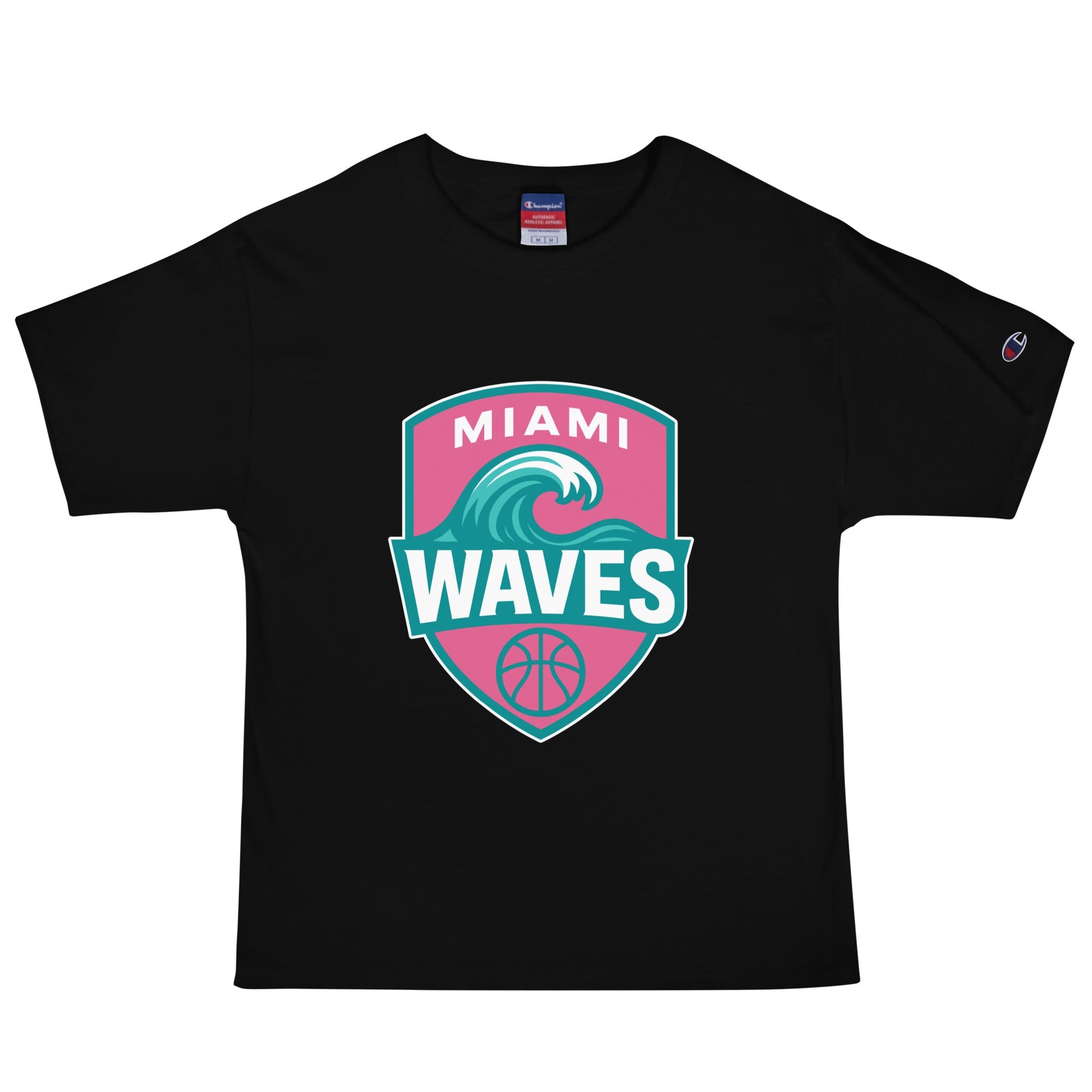 Signature | Champion T-Shirt | Miami Waves | Shield Logo