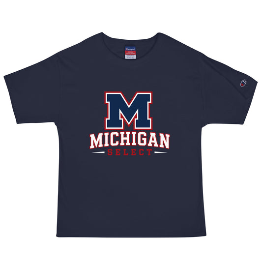Signature | Champion T-Shirt | Michigan Select Baseball | Emblem Logo