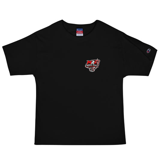 Signature | Champion T-Shirt | Midwest Rivals Allstar Cheer | Pocket Logo