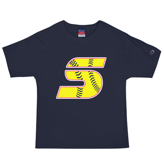 Signature | Champion T-Shirt | Midwest Swing Softball | Classic Logo