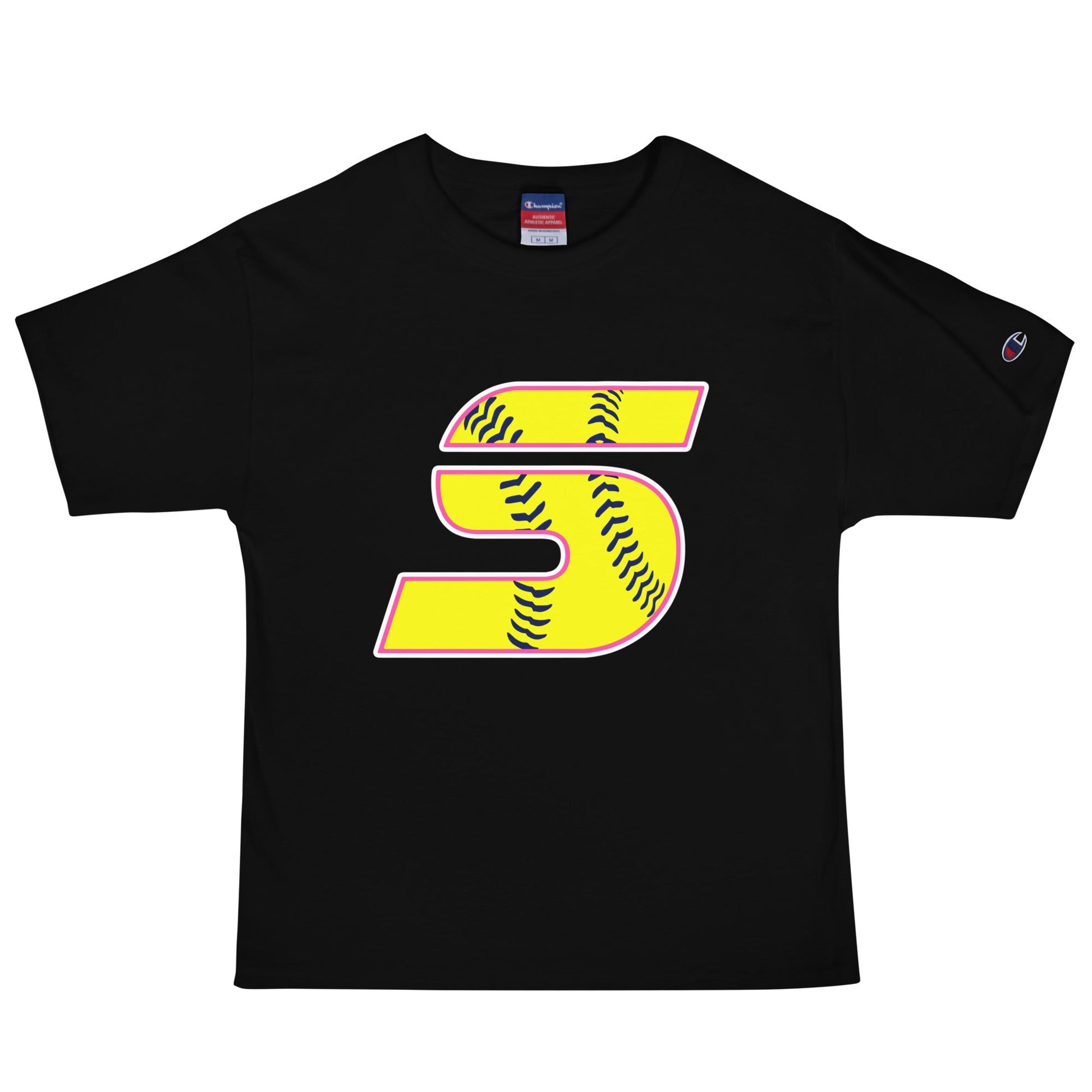 Signature | Champion T-Shirt | Midwest Swing Softball | Classic Logo