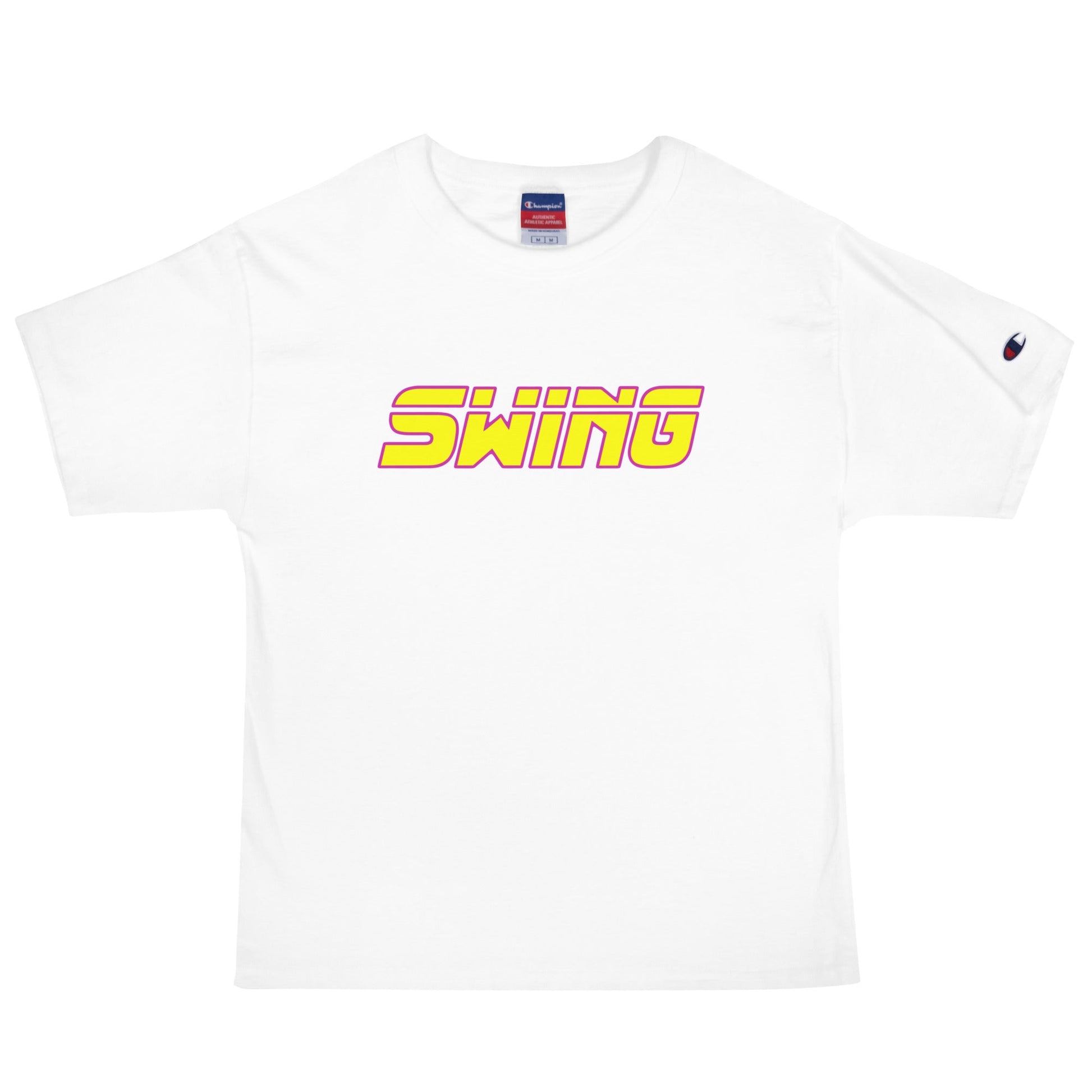 Signature | Champion T-Shirt | Midwest Swing Softball | Mark Logo