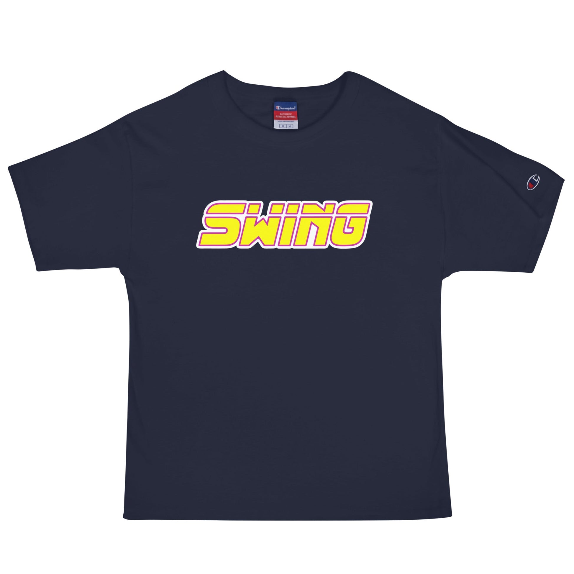 Signature | Champion T-Shirt | Midwest Swing Softball | Mark Logo