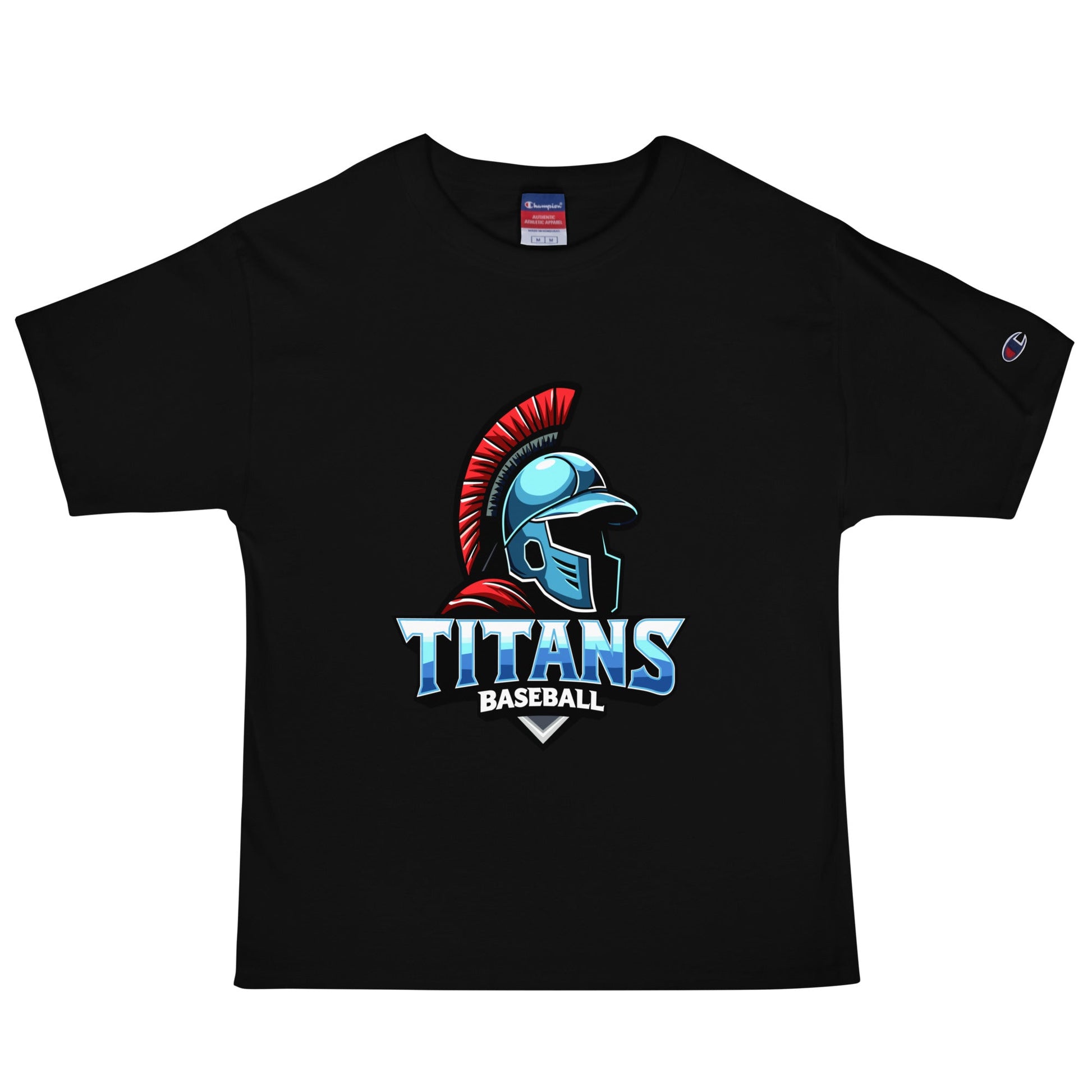 Signature | Champion T-Shirt | Mighty Titans Baseball | Crest Logo