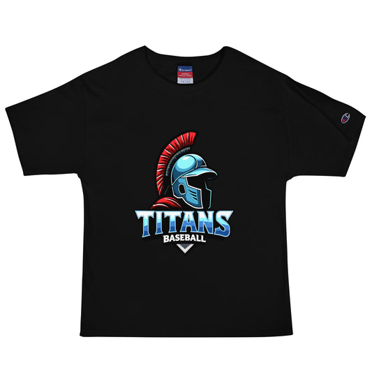 Signature | Champion T-Shirt | Mighty Titans Baseball | Crest Logo