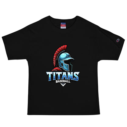 Signature | Champion T-Shirt | Mighty Titans Baseball | Crest Logo