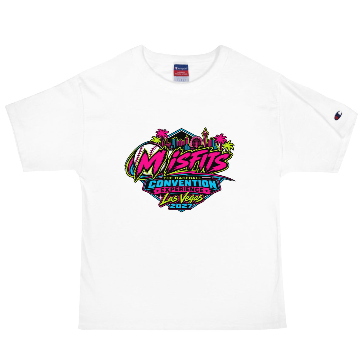 Signature | Champion T-Shirt | Misfits Baseball | Crest Logo