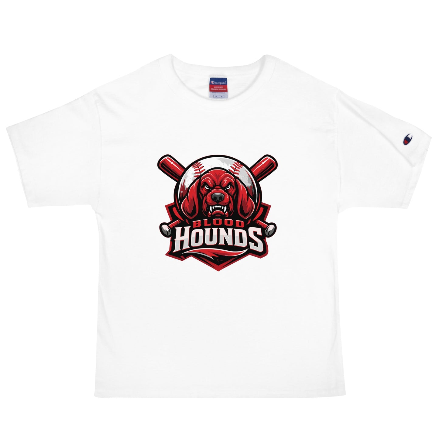 Signature | Champion T-Shirt | Mountain House Bloodhounds | Blood Hounds Logo