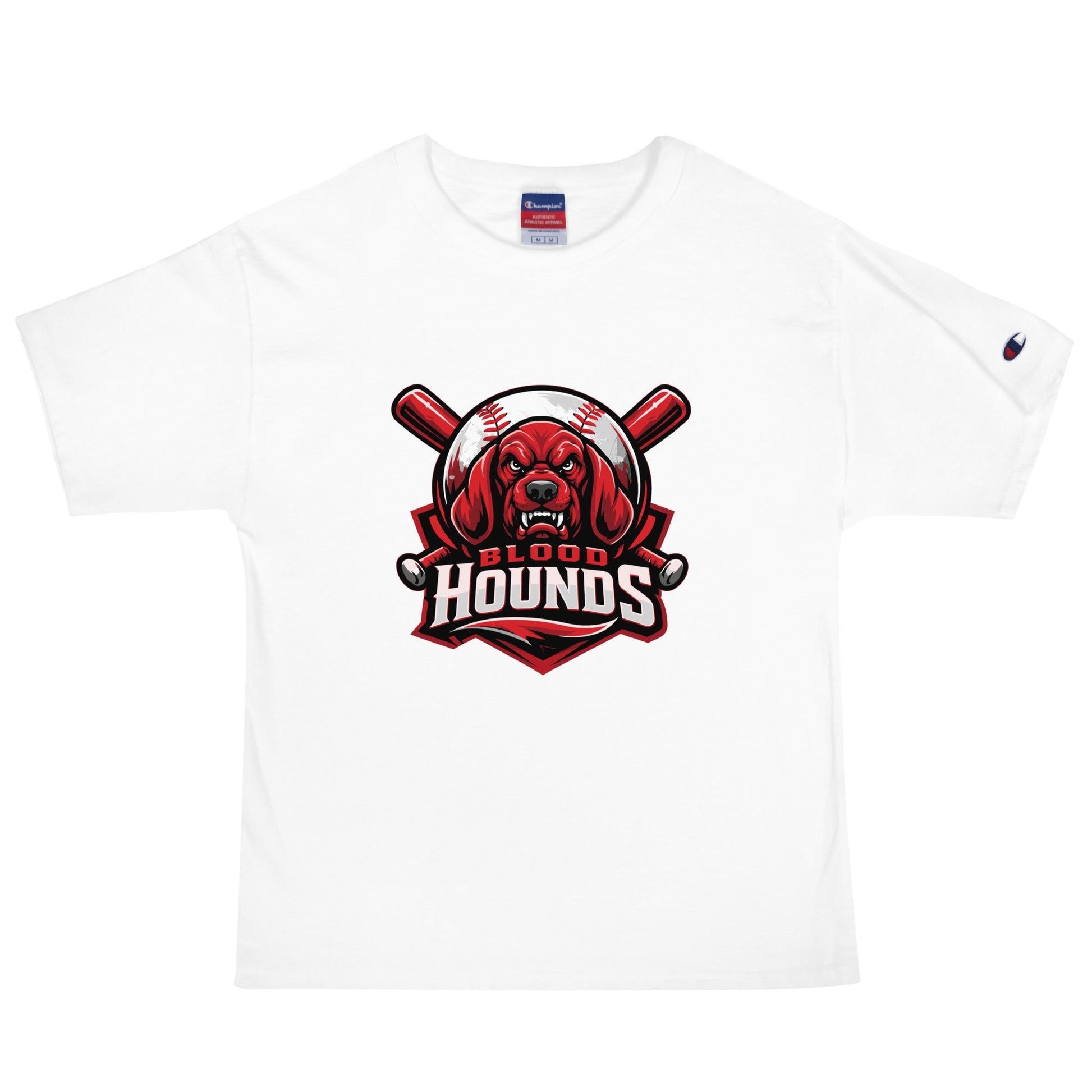 Signature | Champion T-Shirt | Mountain House Bloodhounds | Blood Hounds Logo