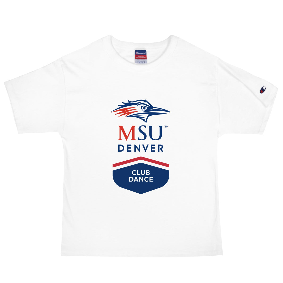 Signature | Champion T-Shirt | MSU Denver Dance Team | Apex Logo