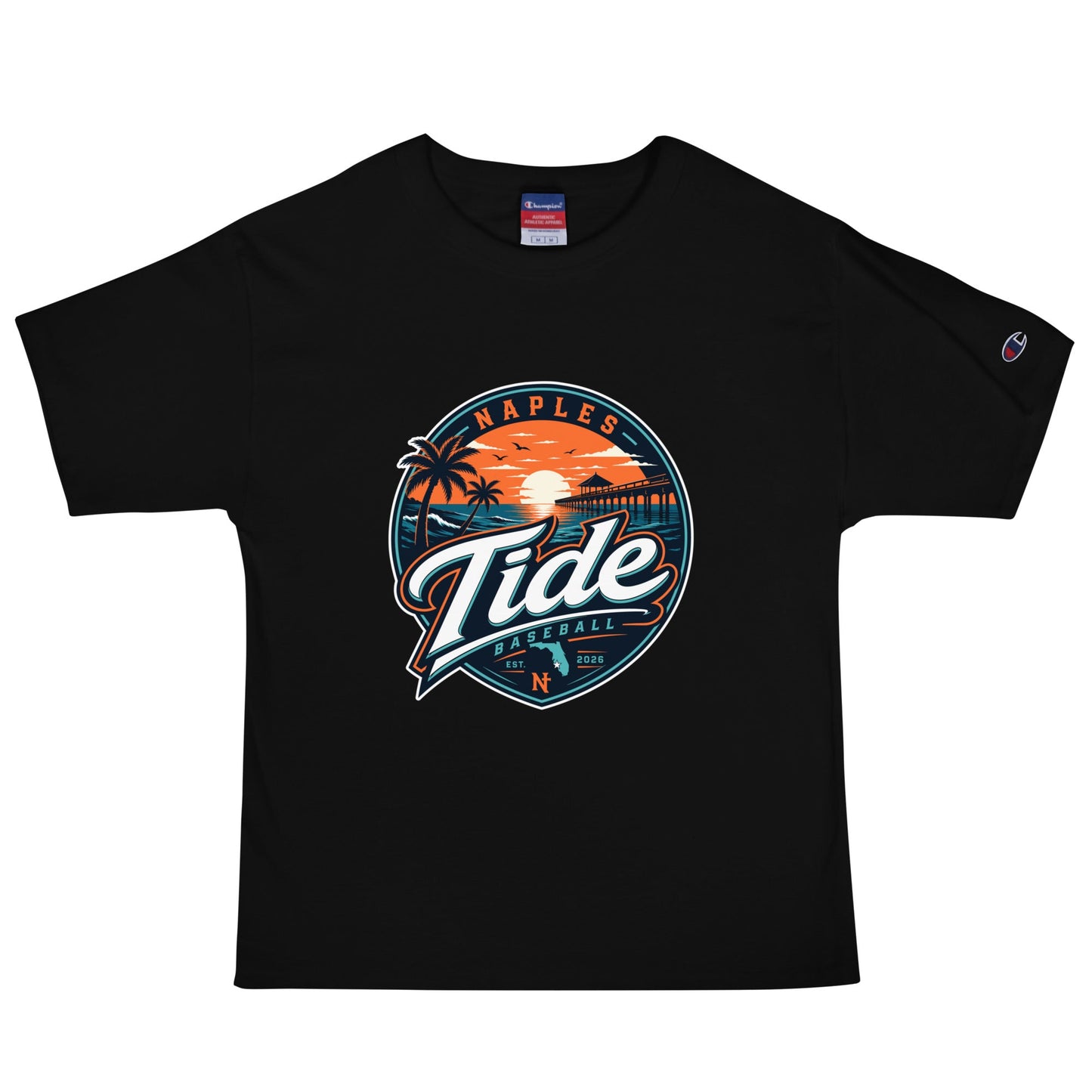 Signature | Champion T-Shirt | Naples Tide | Enblem Logo
