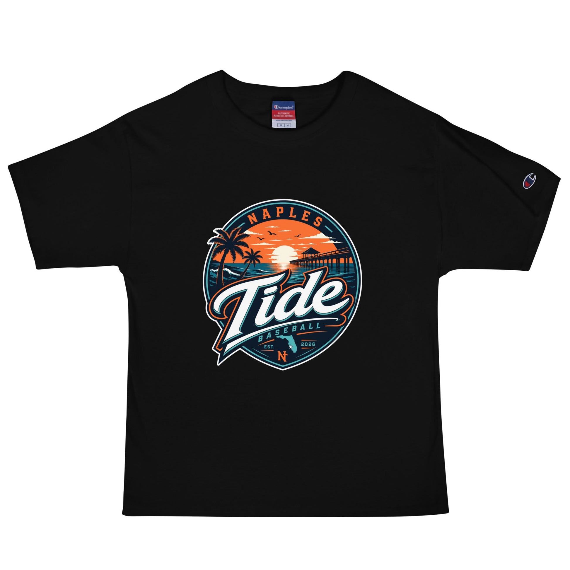 Signature | Champion T-Shirt | Naples Tide | Enblem Logo