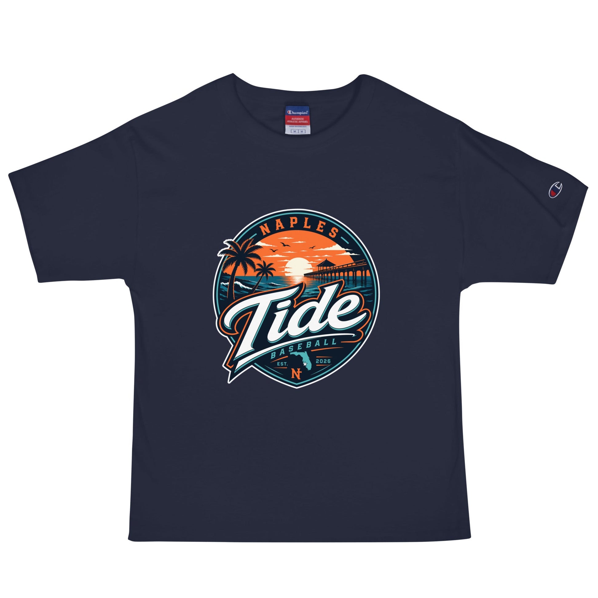 Signature | Champion T-Shirt | Naples Tide | Enblem Logo