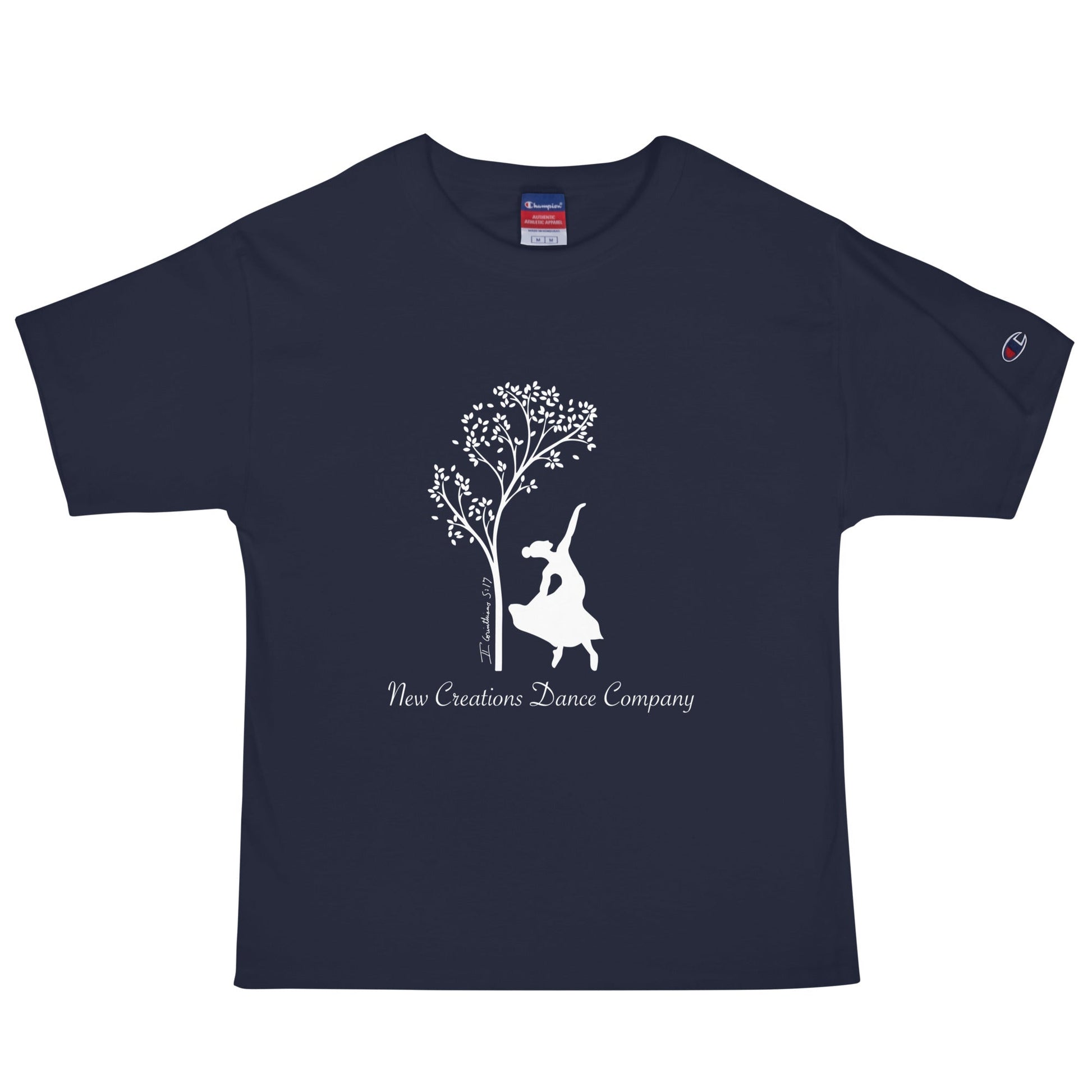 Signature | Champion T-Shirt | New Creations Dance Company | Alt Logo