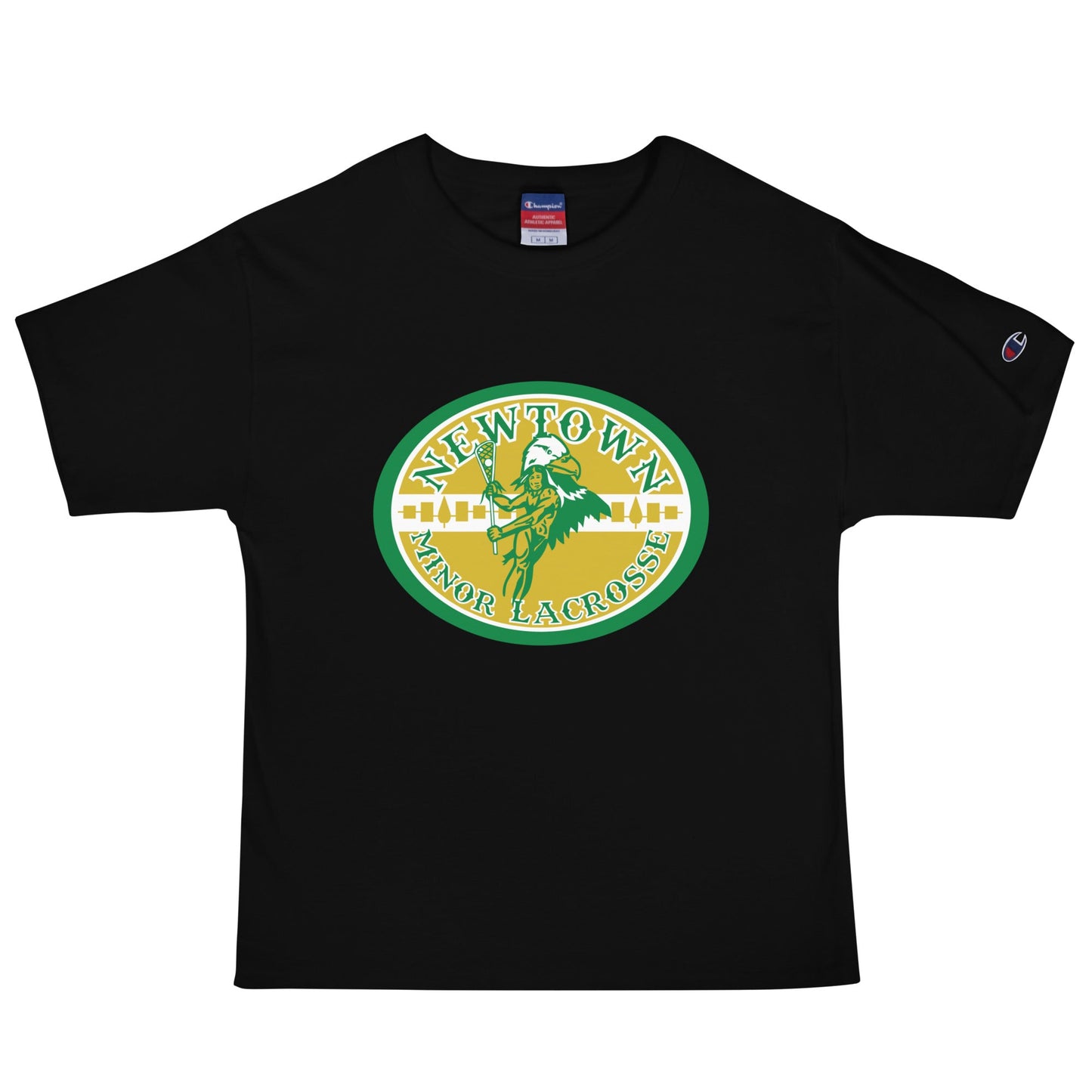 Signature | Champion T-Shirt | Newtown Minor Lacrosse | Emblem Logo