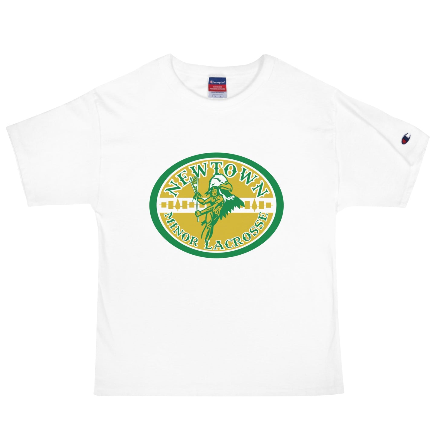 Signature | Champion T-Shirt | Newtown Minor Lacrosse | Emblem Logo
