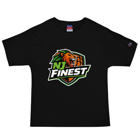 Signature | Champion T-Shirt | NJ Finest AAU Elite | Emblem Logo