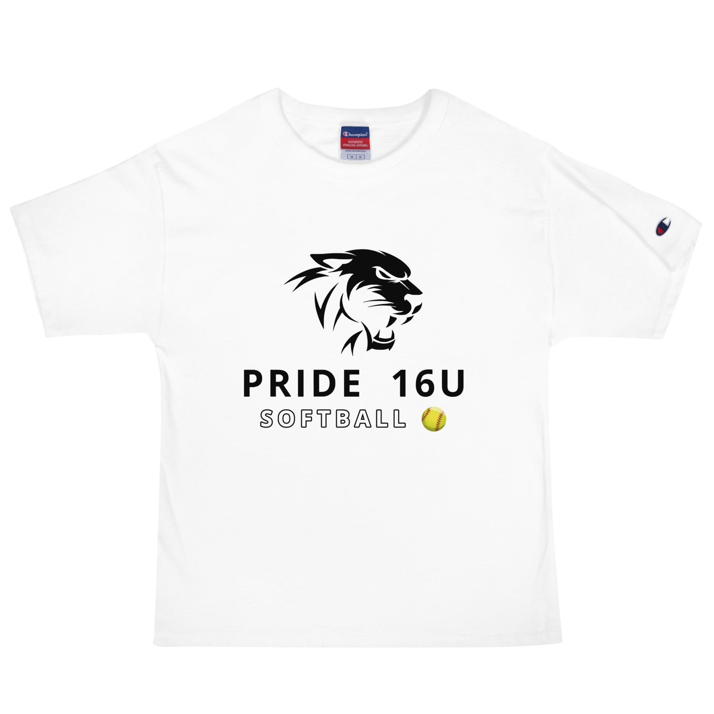Signature | Champion T-Shirt | NNY Pride Softball | Emblem Logo