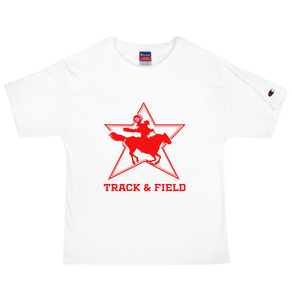 Signature | Champion T-Shirt | North Lake Track and Field | Cowboy T&F Logo