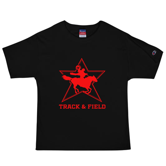 Signature | Champion T-Shirt | North Lake Track and Field | Cowboy T&F Logo