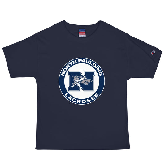 Signature | Champion T-Shirt | North Paulding Lacrosse | Badge Logo