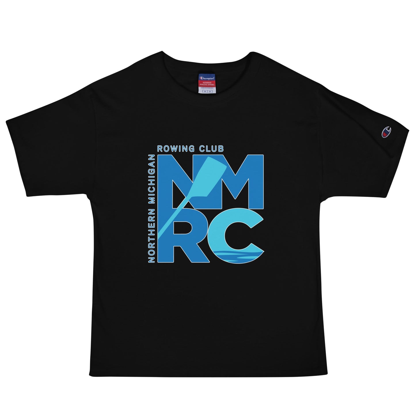 Signature | Champion T-Shirt | Northern Michigan Rowing | Modern Script Logo