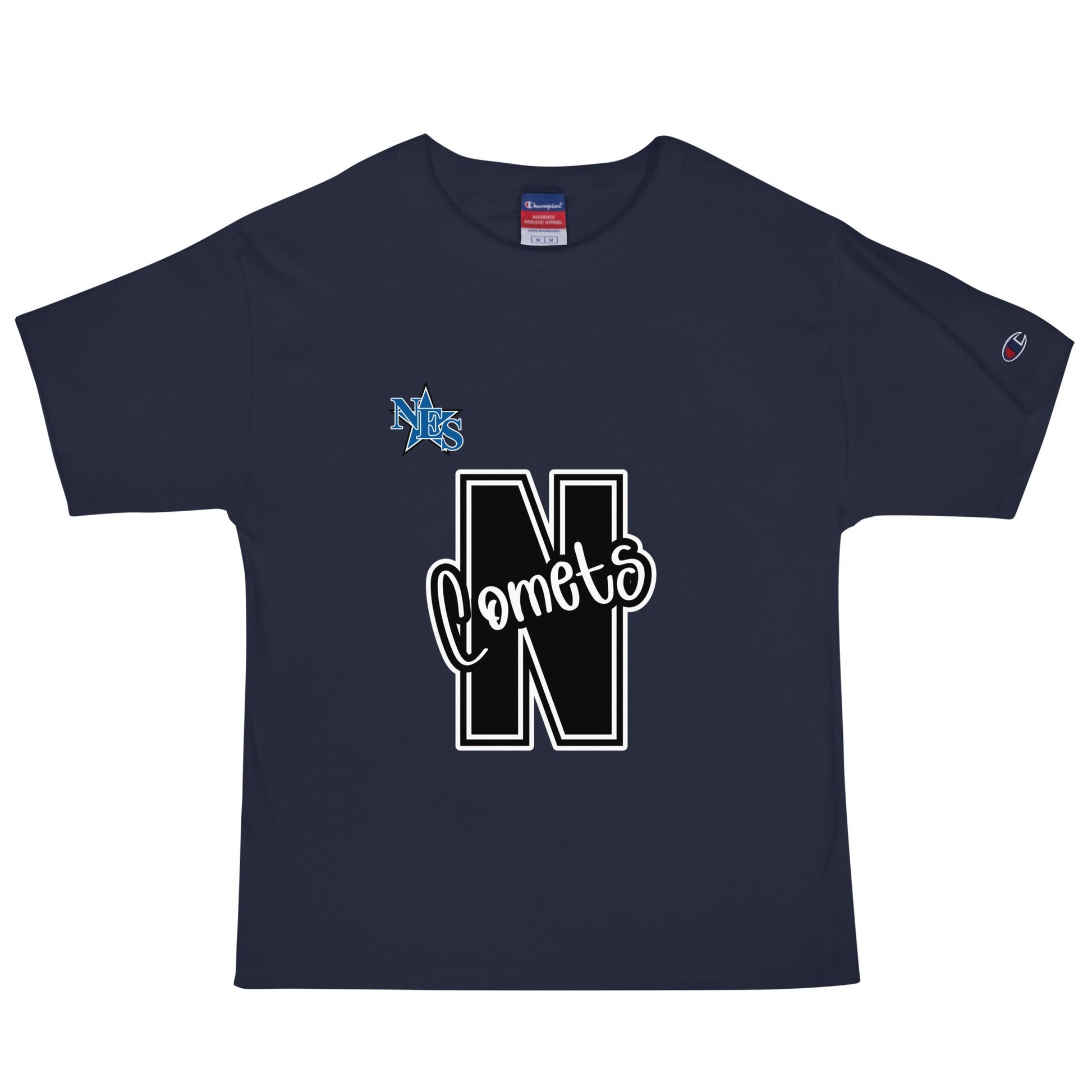 Signature | Champion T-Shirt | Norton Elementary School | N Comets Logo