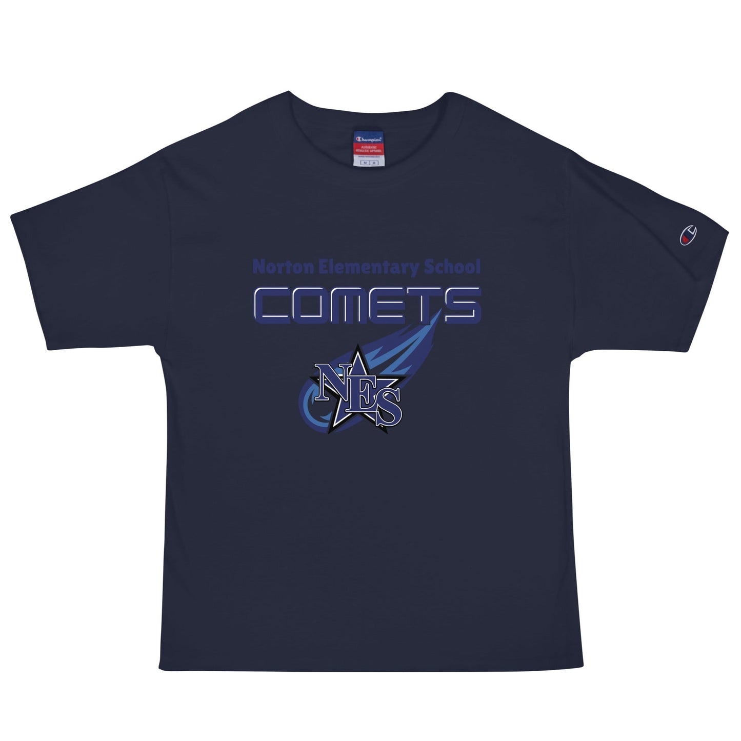 Signature | Champion T-Shirt | Norton Elementary School | Space Script Logo