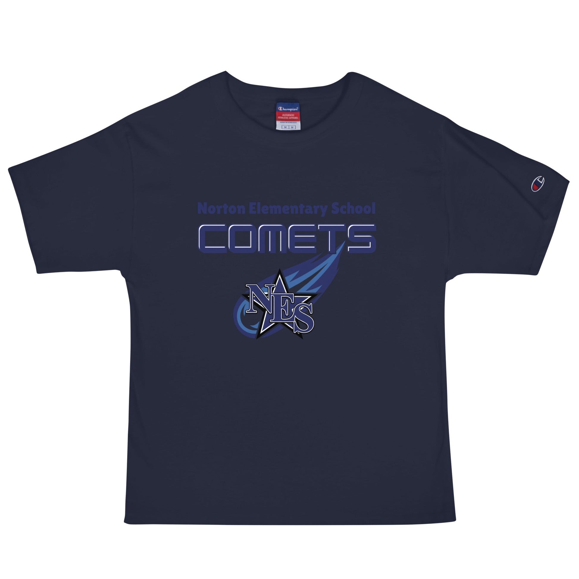 Signature | Champion T-Shirt | Norton Elementary School | Space Script Logo