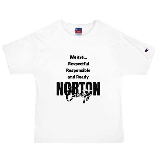 Signature | Champion T-Shirt | Norton Elementary School | We are... Logo