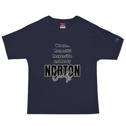 Signature | Champion T-Shirt | Norton Elementary School | We are... Logo