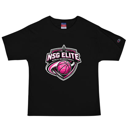 Signature | Champion T-Shirt | NSG Elite Women’s Basketball | Vanguard Shield Logo