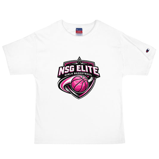 Signature | Champion T-Shirt | NSG Elite Women’s Basketball | Vanguard Shield Logo