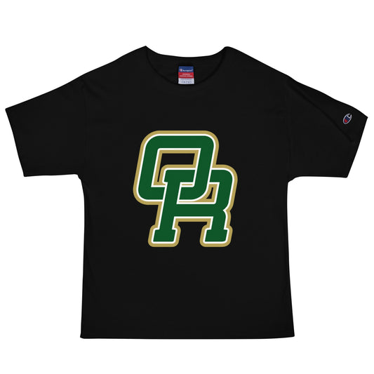 Signature | Champion T-Shirt | Oakridge Flag Football | Varsity Interlock Logo