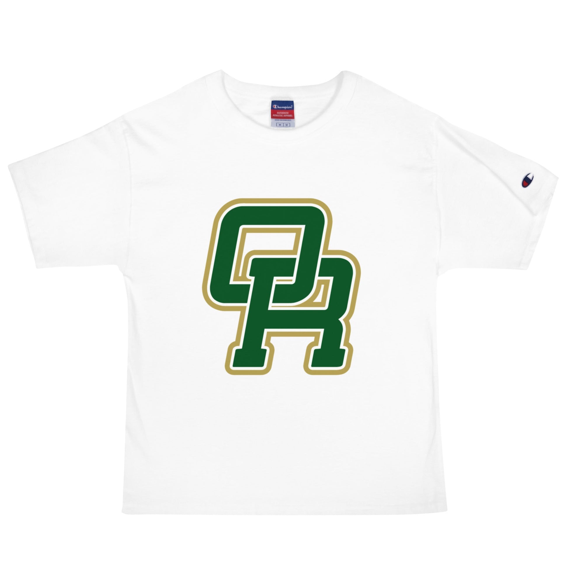 Signature | Champion T-Shirt | Oakridge Flag Football | Varsity Interlock Logo