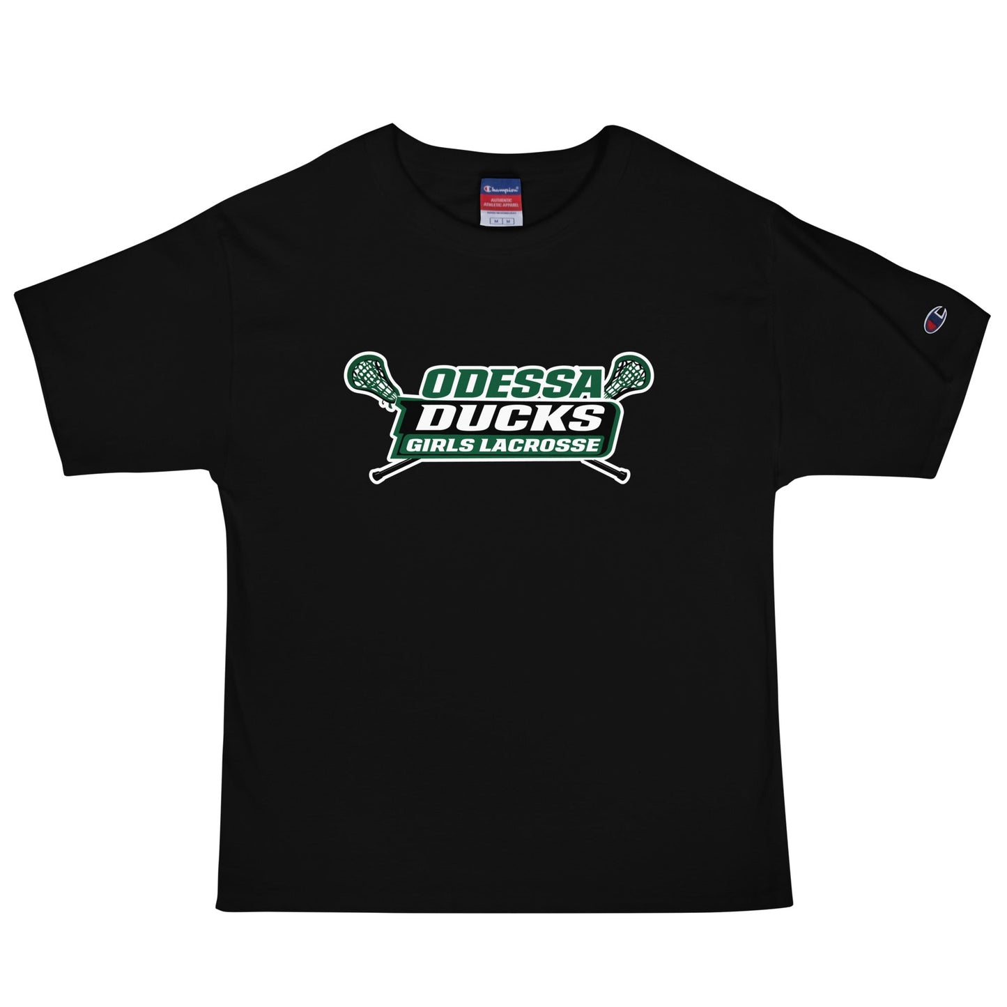 Signature | Champion T-Shirt | Odessa Girls Lacrosse | Girls LAX Logo