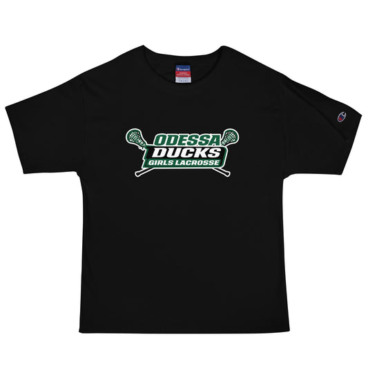 Signature | Champion T-Shirt | Odessa Girls Lacrosse | Girls LAX Logo