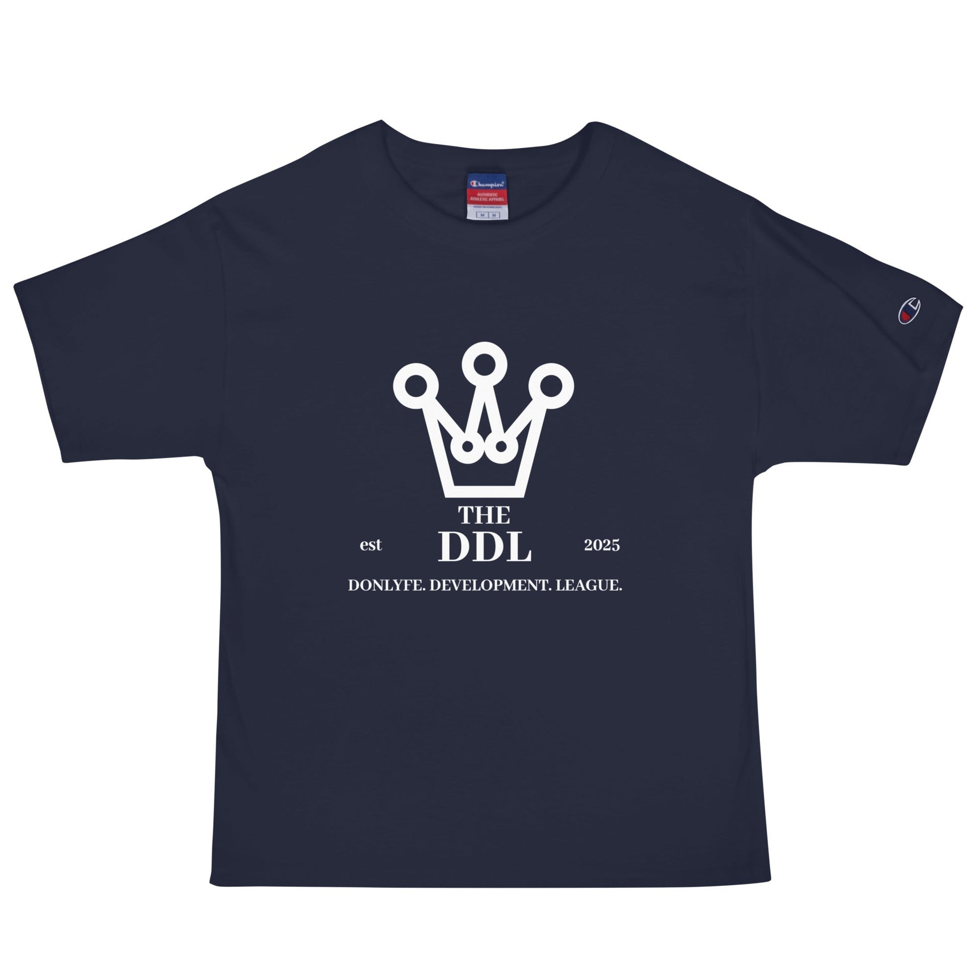 Signature | Champion T-Shirt | Official DDL Merchandise | Crest Logo