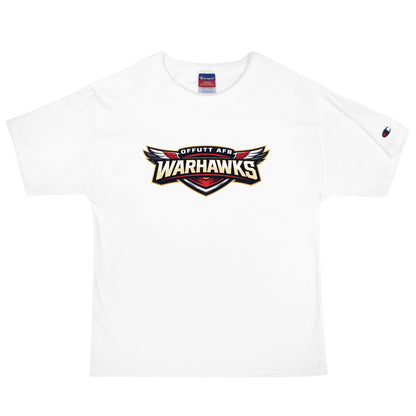 Signature | Champion T-Shirt | Offutt AFB Warhawks | Mark Logo