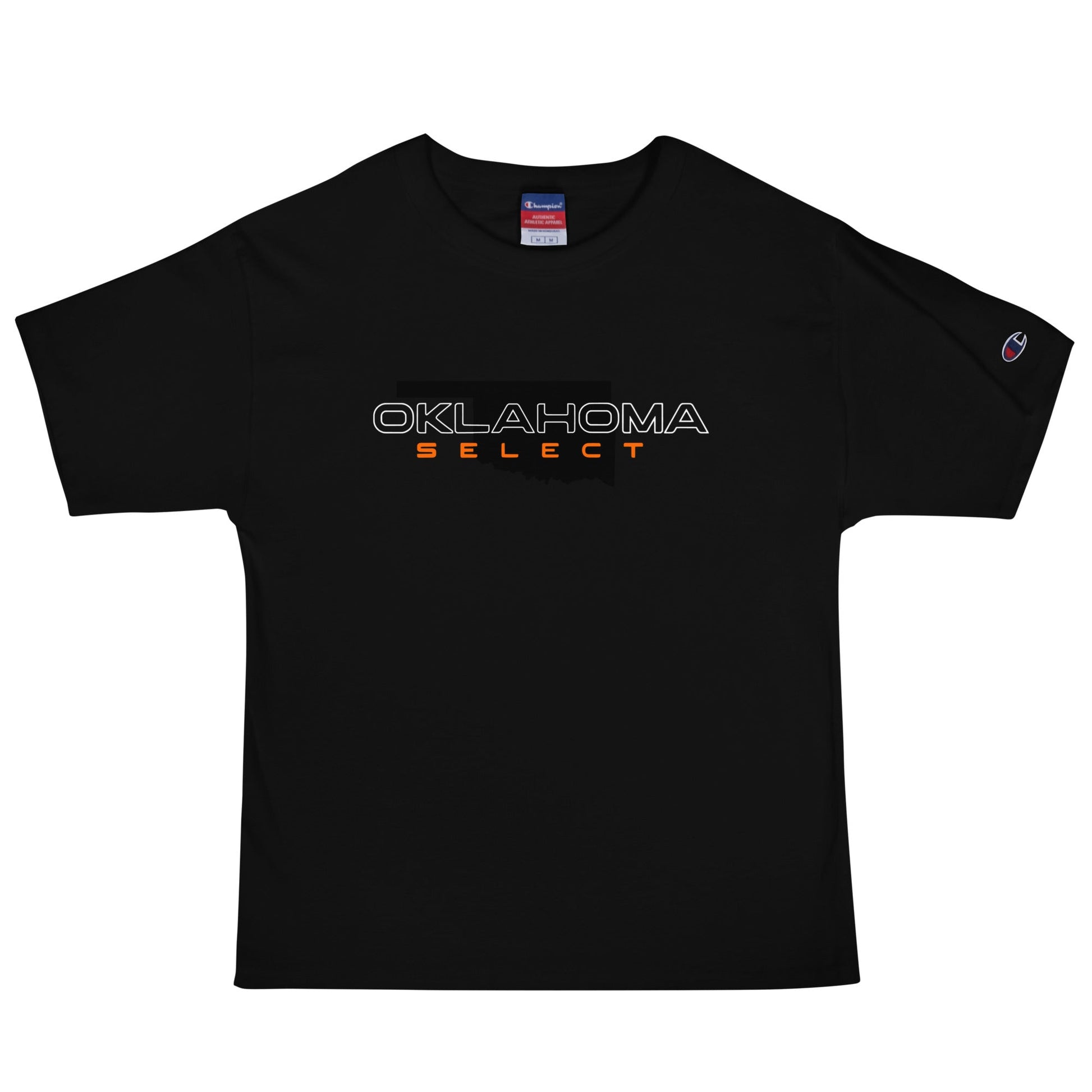 Signature | Champion T-Shirt | Oklahoma Select Ball | Script Logo