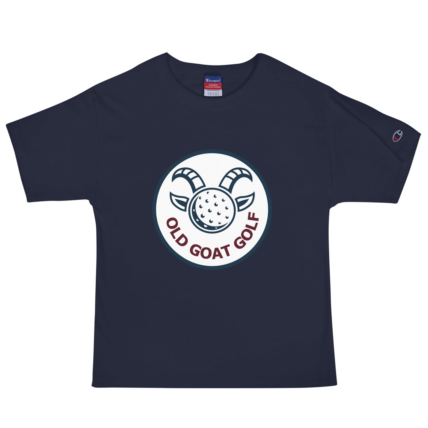 Signature | Champion T-Shirt | Old Goat Golf | Badge Logo