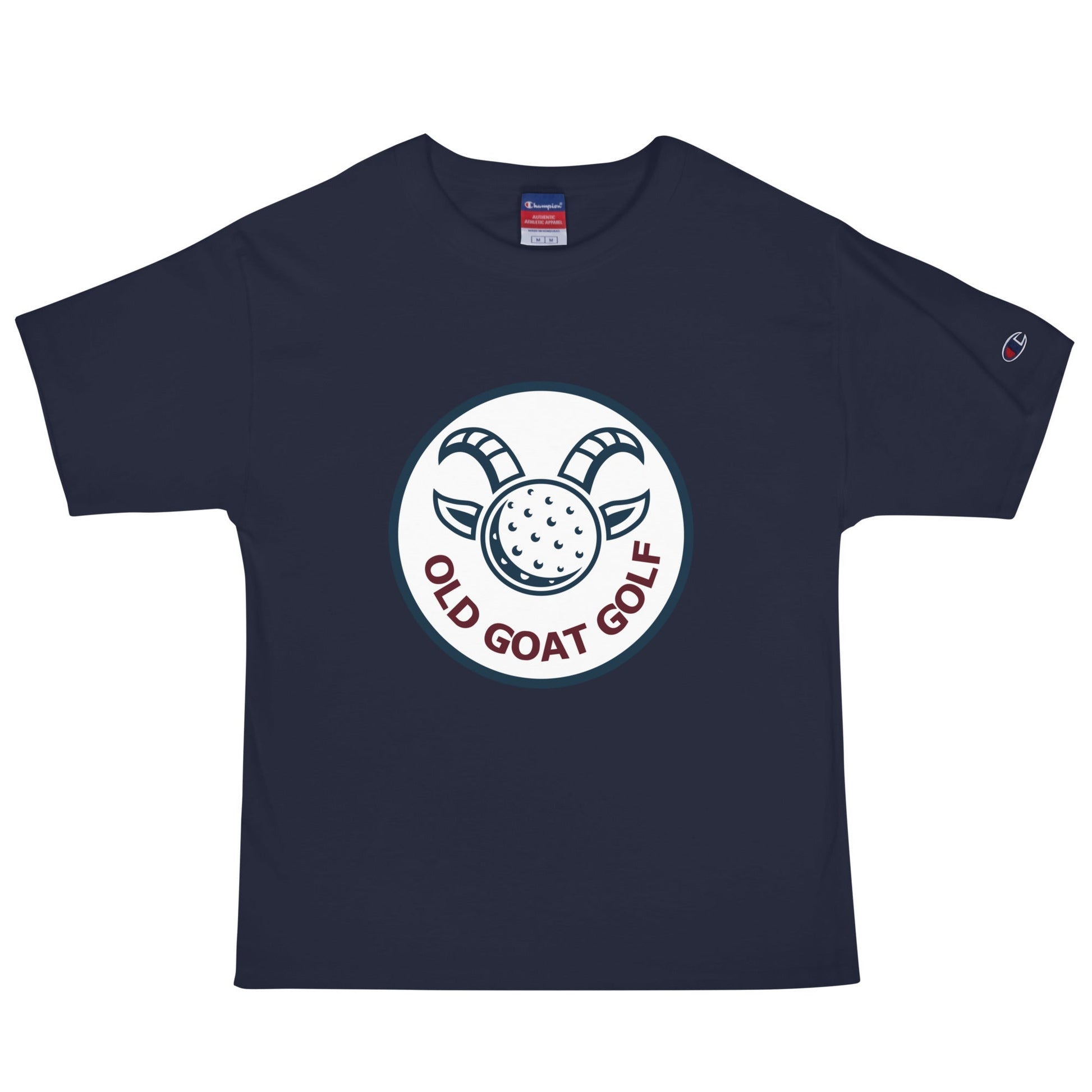 Signature | Champion T-Shirt | Old Goat Golf | Badge Logo